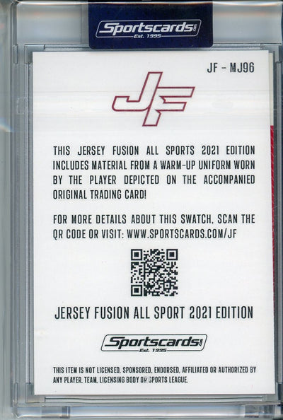 Michael Jordan Jersey Fusion Promo #'d 1/100