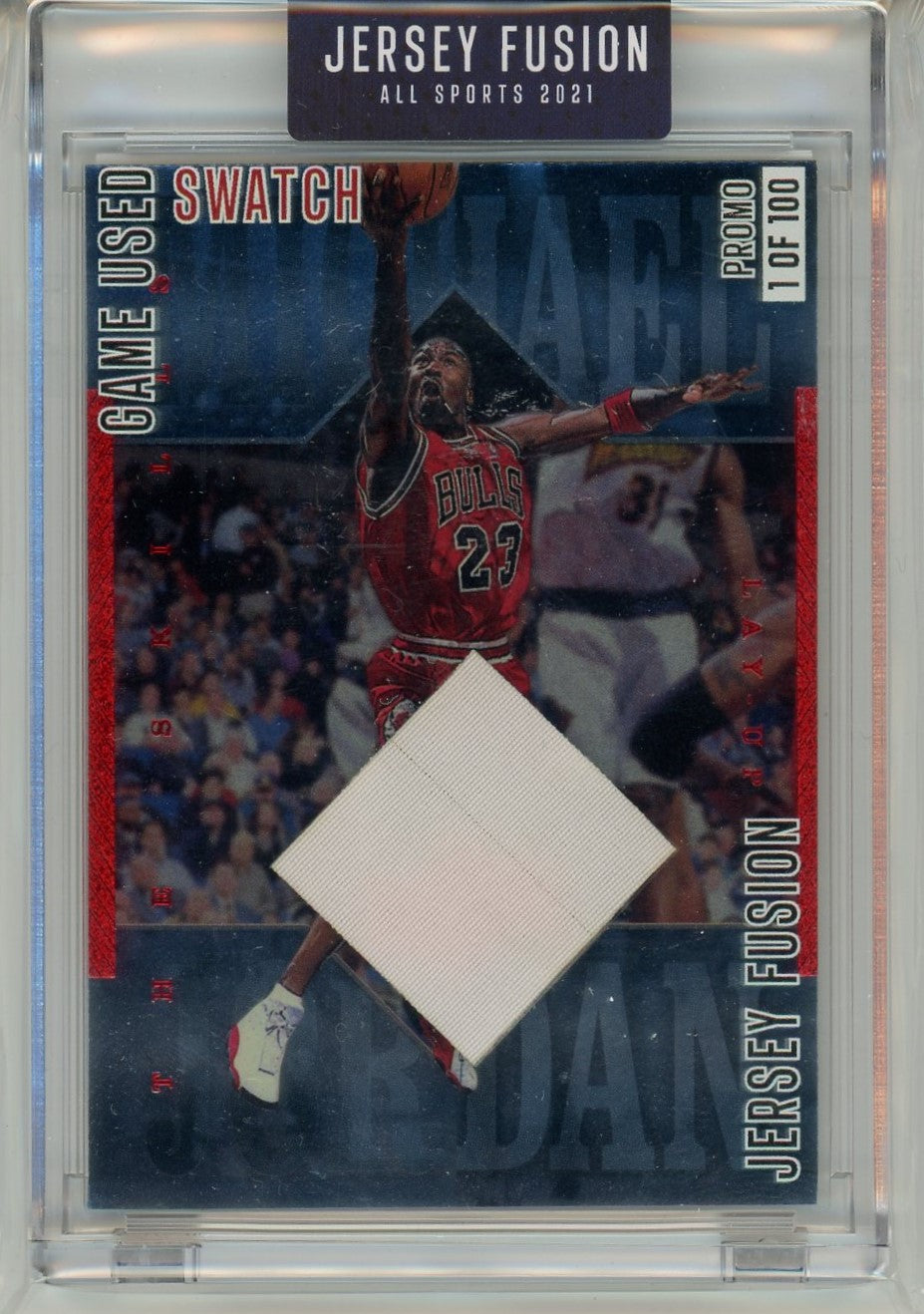 Michael Jordan Jersey Fusion Promo #'d 1/100