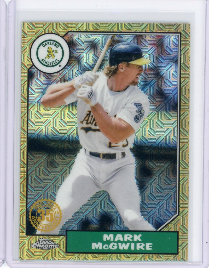 Mark McGwire 2022 Topps Chrome silver pack mojo – Piece Of The Game