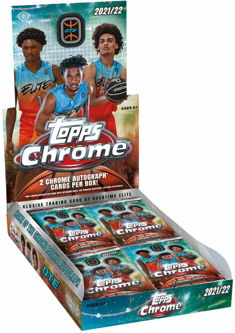 2021-22 Topps Overtime Elite Basketball Chrome Hobby Box