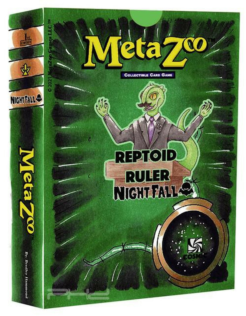 MetaZoo Nightfall Reptoid Ruler 1st Edition Theme Deck