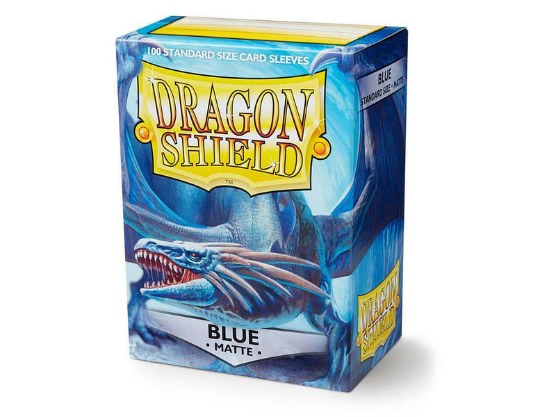 Dragon Shield Matte Blue Standard Size Sleeves Individual Pack