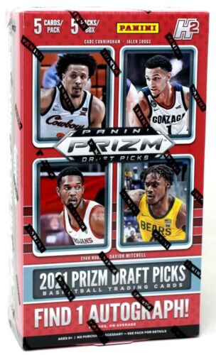 2021-22 Panini Prizm Collegiate Draft Picks Basketball H2 20 Box Case