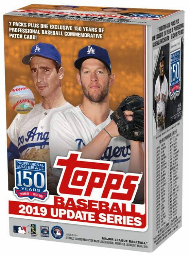 2019 Topps Update Blaster Box MLB