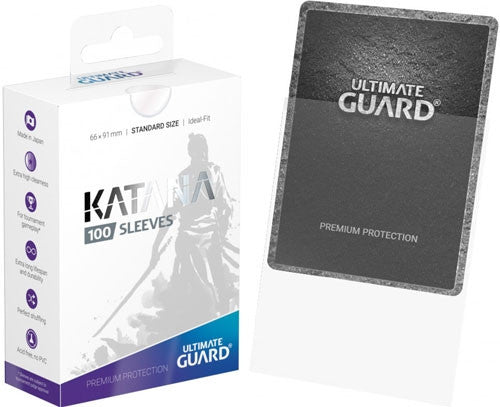Ultimate Guard transparent Katana sleeves (standard size) 100 count