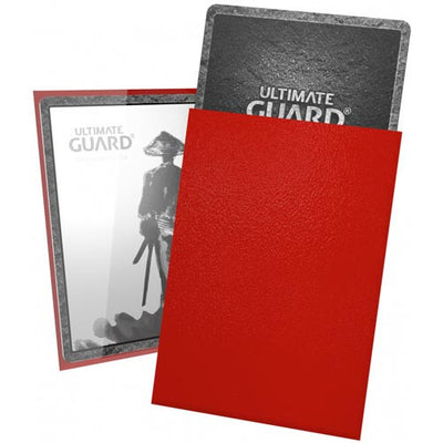 Ultimate Guard red Katana sleeves (Japanese size) 60 count